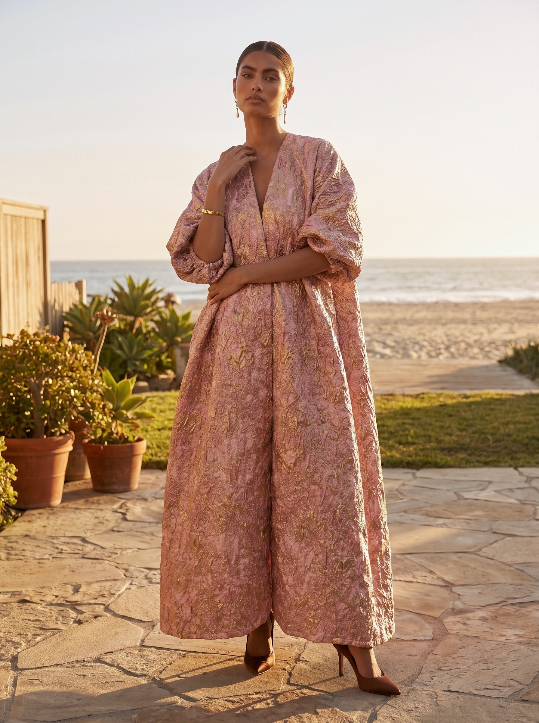 The Rosé Royale Kimono