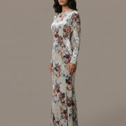 Floral Velvet Cleo Dress