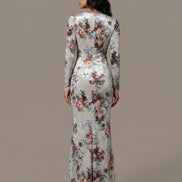 Floral Velvet Cleo Dress
