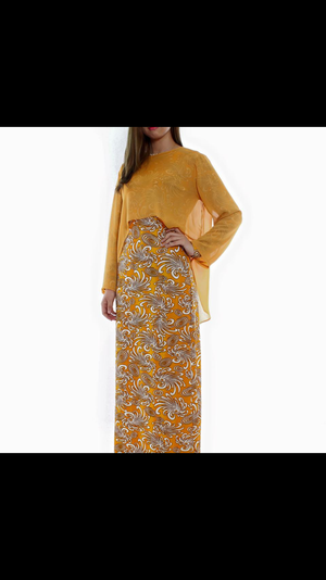 Sunny Mustard Maxi Dress