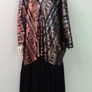 Butterfly Sequins Kimono black/silver