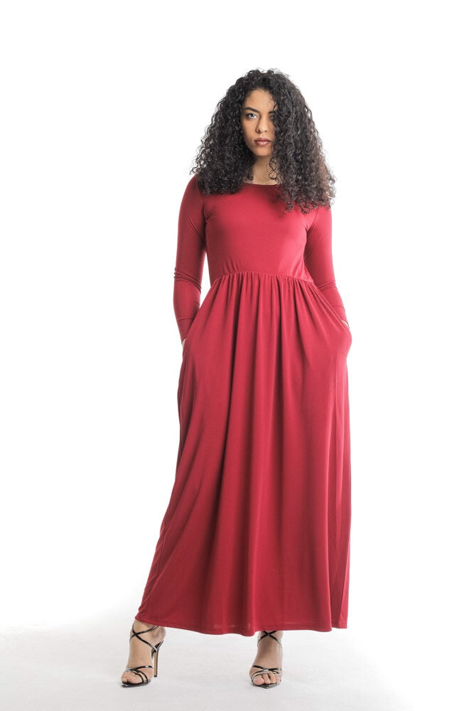 Red Maxi Dress